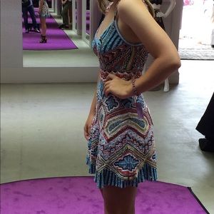hand beaded sherri hill homecoming dress